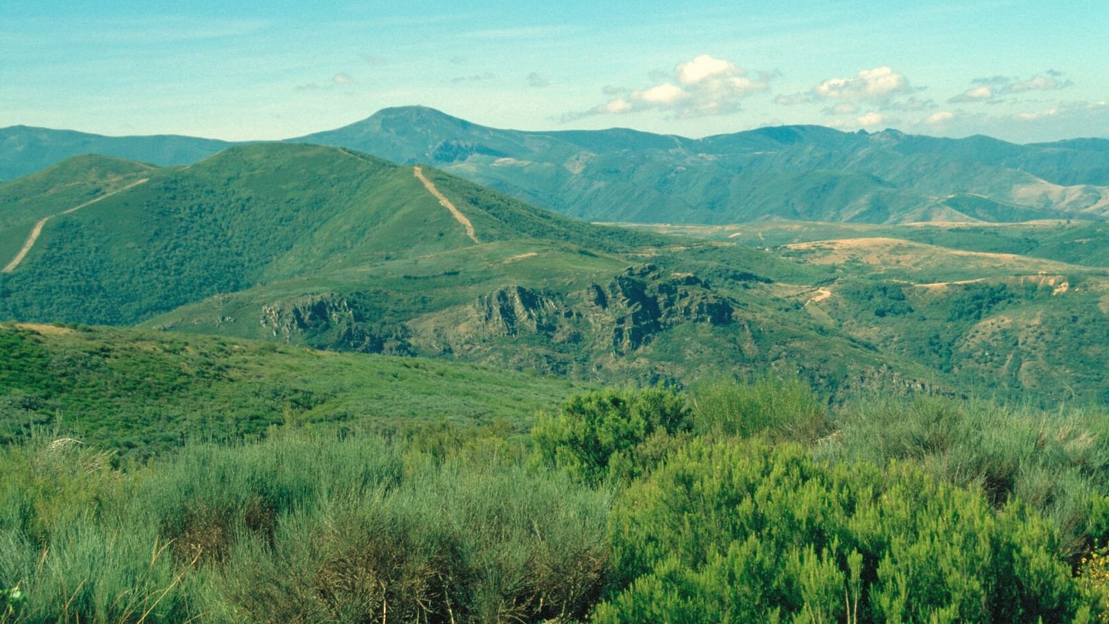 Montes de León xunto a Rabanal del Camino, etapa Astorga – Foncebadón