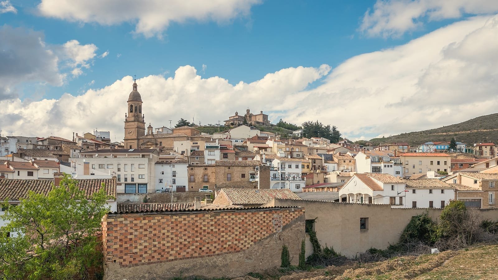 Vista de Arróniz, em Tierra Estella, etapa Estella – Los Arcos