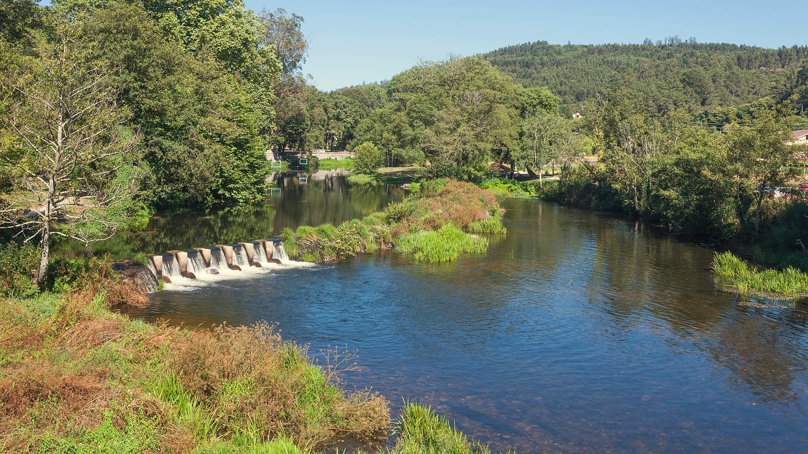 Rio Umia em Caldas de Reis, etapa Pontevedra – Caldas de Reis