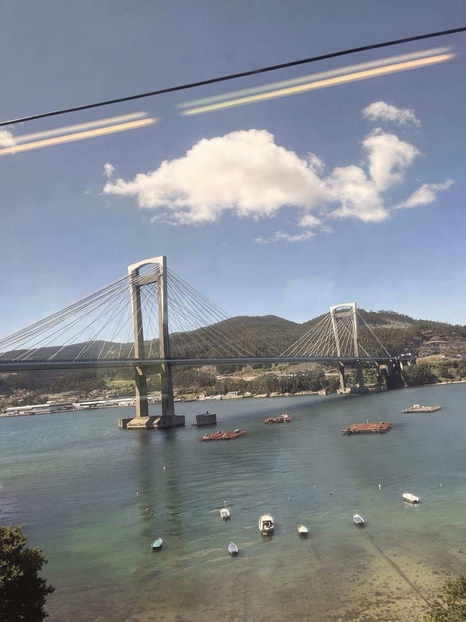 Ría de Vigo y puente de Rande