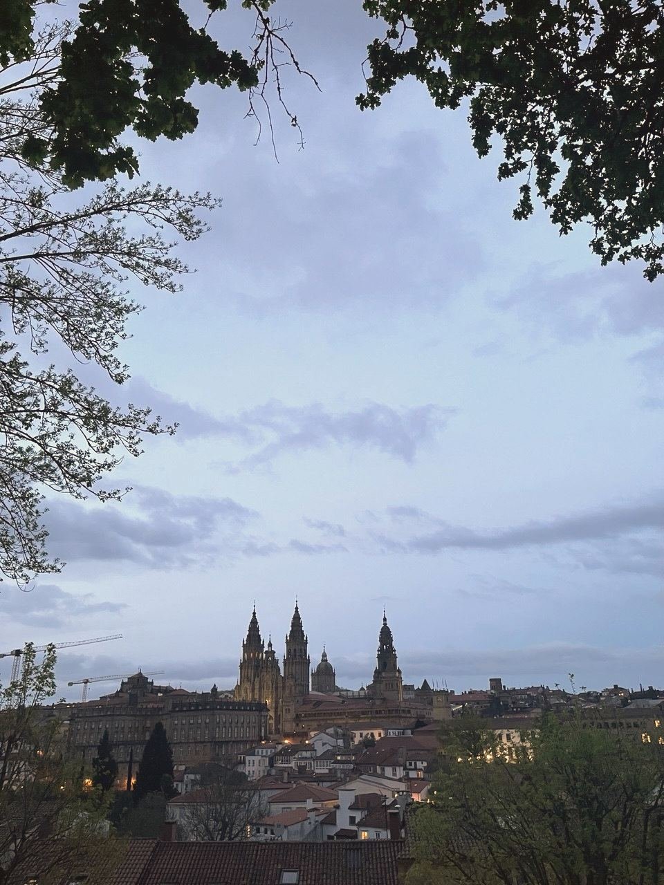 Santiago al anochecer